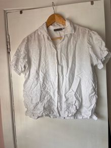 Cotton/linen blouse