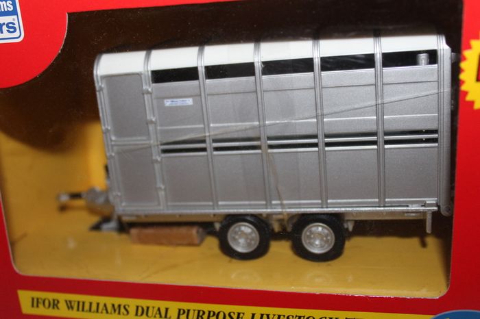 Britains Farm - Ifor Williams - Dual Purpose Livestock Trailer - Mint