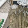 garden table and two chairs Image 2