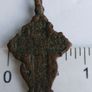 Antique 1700/1800's Crucifix  Orthodox Old Believers pectoral Cross pendant Image 7