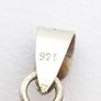 925 Sterling Silver Crystal Rhinestone Rainbow Charm Image 5