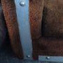 Retro, Mid Century,  American 70sRare Sofas, Chrome Finish, Faux Fur 1970 Image 7