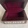 Wooden Mother of Pearl Inlay Jewelry Box Image 6