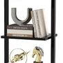 NEW SALE | Bookshelf Wall Mounted, Ladder Shelf, 5-Tier Bookcase Rack, Storage Unit with Metal Frame Image 3