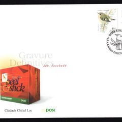 2002 Ireland Tenth Definitive Stamps Series Birds 41c Enschede Self-Adhesive Coils (Chaffinch & Goldcrest) An Post First Day Cover (FDC)
