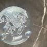 Vintage Clear glass paperweight Image 2