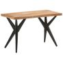 Dining Table 120x60x76 cm Solid Acacia Wood Image 2