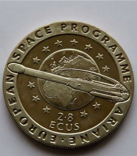 Euro Space 1993 Programme Gibraltar 2.8 ECUS Prooflike