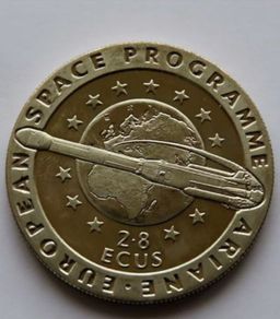 Euro Space 1993 Programme Gibraltar 2.8 ECUS Prooflike