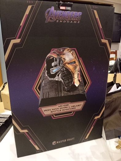Beast Kingdom Ironman battle damaged display