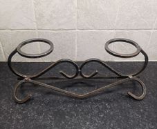 Metal candle holder