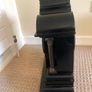 Antique ornate black marble mantle clock Image 6