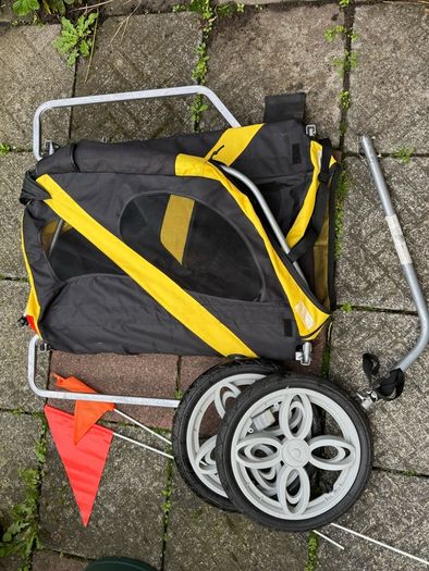 Dog bike trailer