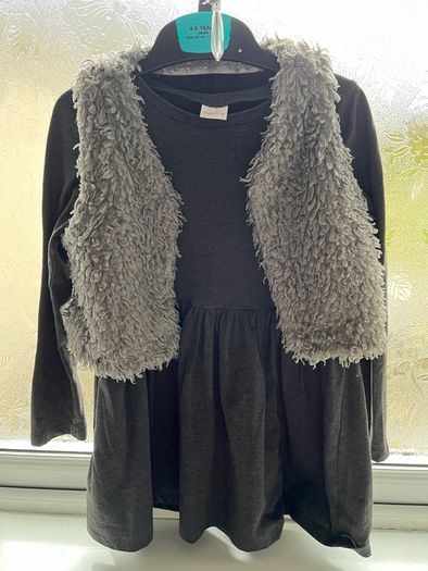 Girls next dress with vest