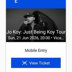 4 x tickets for comedian Jo Koy