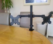 dual pc monitor stand