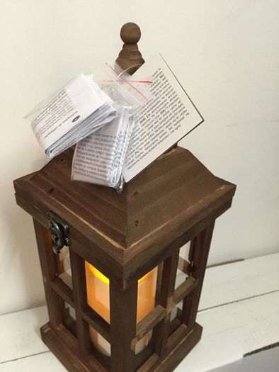 Wooden Lantern Lights