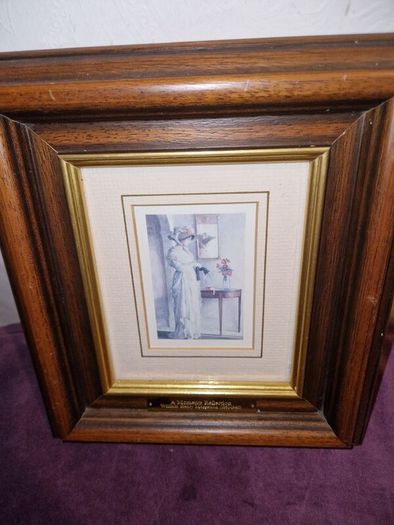 "A Moments Reflection" by William Henry Margetson framed print