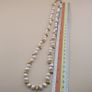 Classic Freshwater Pearl with Brass Beads Necklace Image 6