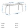 Dining Table (6-8 seater) Ikea Ypperlig - 200cm x 90cm - Excellent condition Image 5