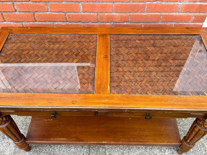Solid Wood Colonial Console / Hall Table