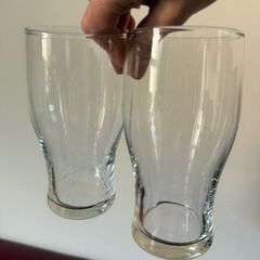 2 pint glasses