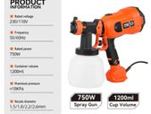 600W Electric Spray Gun 4 Nozzle Sizes 1000ml HVLP Household Paint Sprayer Flow Control Airbrush