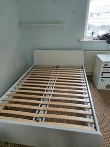 Double Bed Frame + Slatted Base
