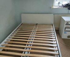 Double Bed Frame + Slatted Base