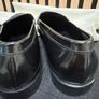 Women Prada Brushed Leather Loafers Image 9