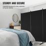 Room Divider 3 Panels Room Divider, Folding Privacy Screen and Portable Image 5