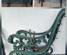 antique bench ends