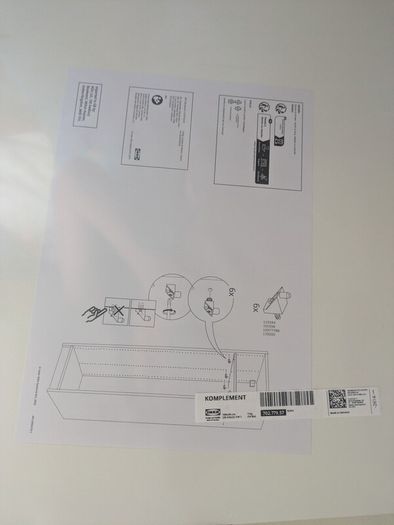 IKEA Complement Shelf 100X58cm