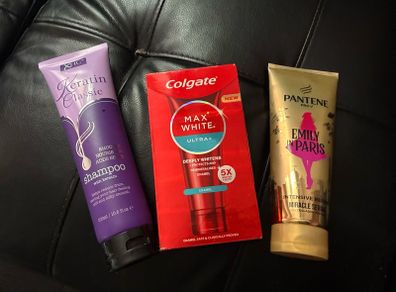 Mixed beauty products
