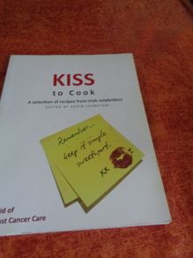 Kiss to Cook Cookery Book for Sale