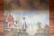 Oil on Canvas signed 'Charles Edouard'