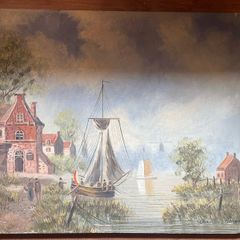 Oil on Canvas signed 'Charles Edouard'