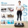 Vibration Plate Exercise Machine for Lymphatic Drainage with 199 Speeds & 7 Auto Programmes Image 4