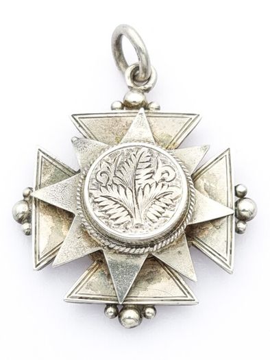 Antique Silver Fob Pendant