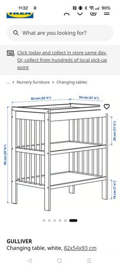 Ikea changing table