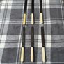 Vintage Sheffield England Table Knives Set of 6 Faux Ivory Handles Image 3