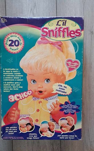 Lil  sniffles spanish speaking doll