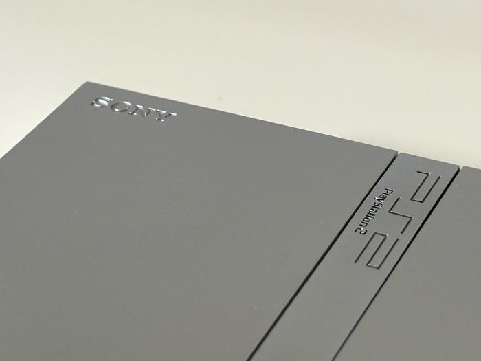 Original Sony PlayStation 2 Slimline Console in Satin Silver Boxed and Beautiful