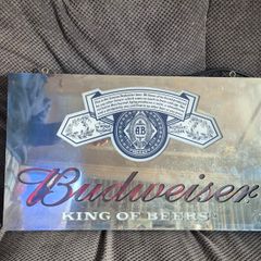 Budweiser vintage glass neon king of beers sign