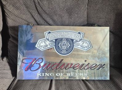 Budweiser vintage glass neon king of beers sign