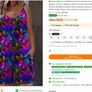 Multicolour summer playsuit, Size 6XL (28), Brand new Image 4