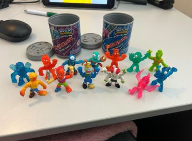 Mutant Mania Action Figures With Mutantade Brutal Beasts Juice Can