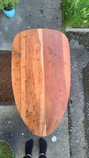EZ Living Acacia wood coffee table