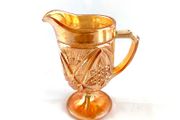 Vintage carnival glass jug