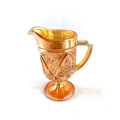Vintage carnival glass jug
